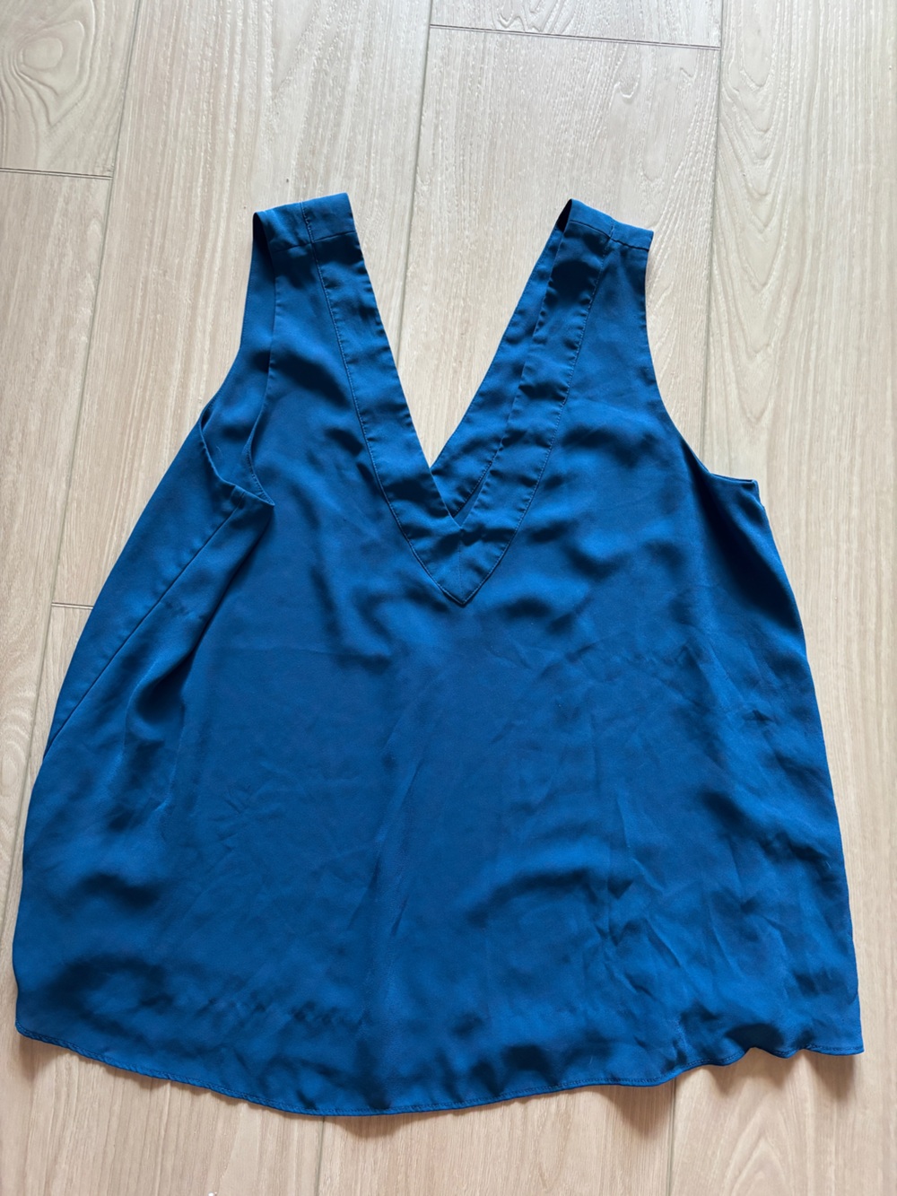 Lilly Pulitzer Teal cobalt royal blue V-Neck Sleeveless Top